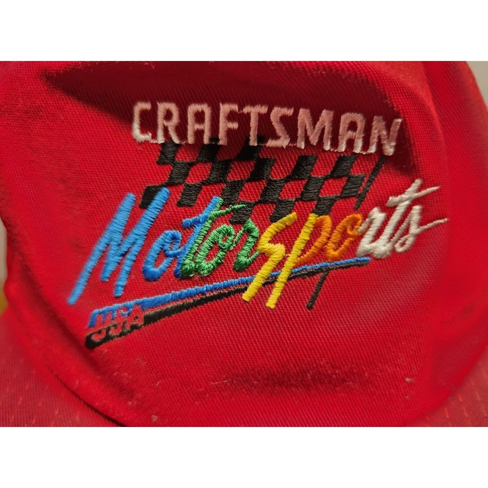 Snapback Craftsman Motorsports USA‎ Hat Vintage Made in the USA - Picture 2 of 7